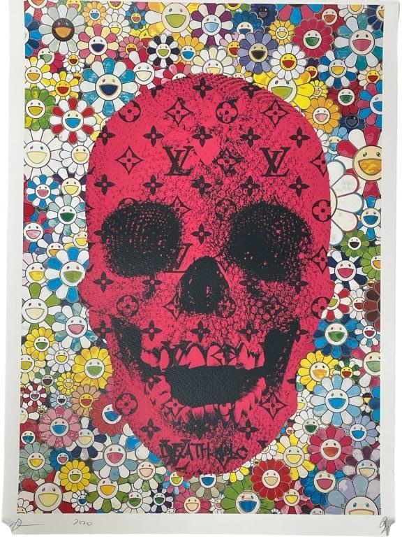DEATH NYC LIMITED EDITION HAND SIGNED PRINT 18" (1 of 5)