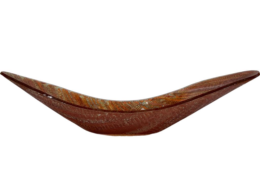 LARGE SIGNED REGINA MEDEIROS GLASS BOWL 37.5" (1 of 10)