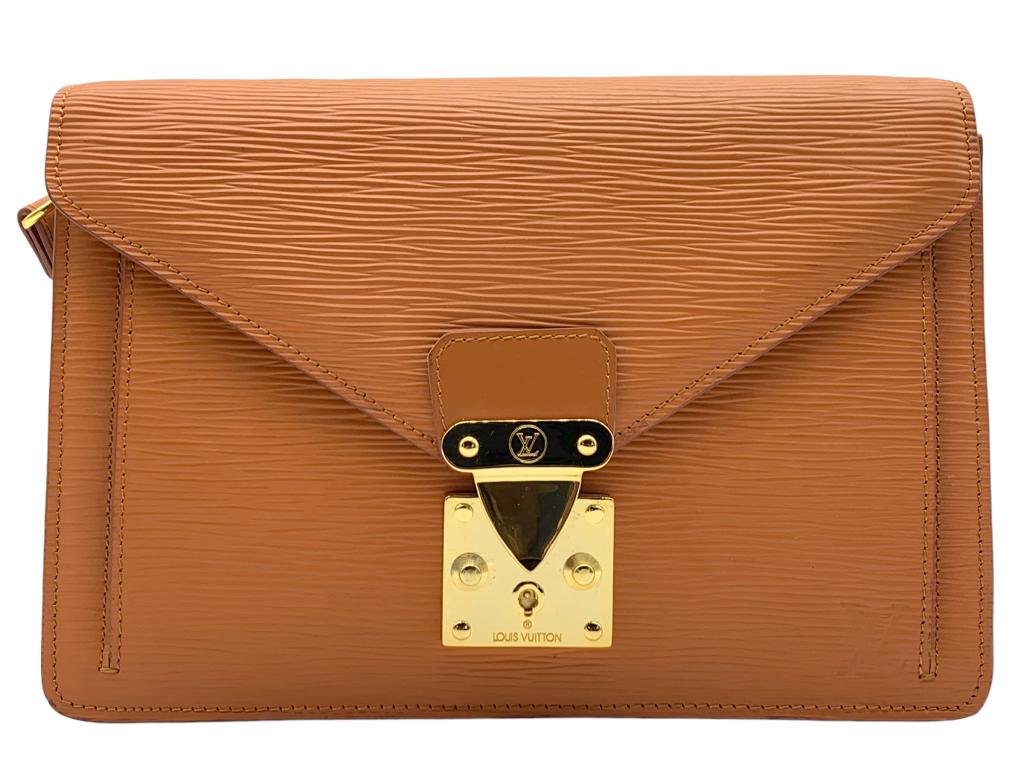 LOUIS VUITTON BROWN EPI POCHETTE (1 of 5)