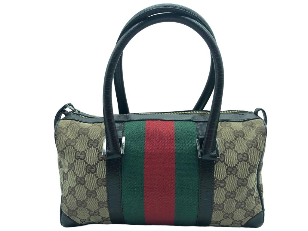 VTG GUCCI GG BOSTON BAG (1 of 5)