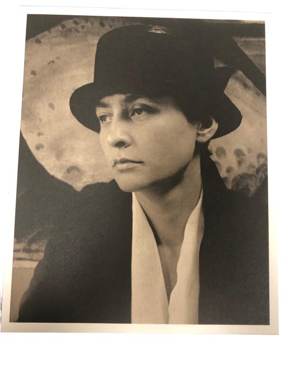 ALFRED STIEGLITZ GEORGIA O'KEEFFE, COLOR PRINT 9" (1 of 2)