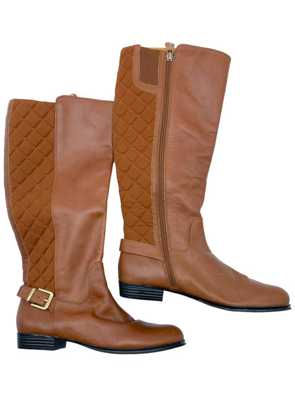 SAACMIZRAHILIVE WOMENS LEATHER BOOTS SIZE 6.5M: -SAACMIZRAHILIVE WOMENS LEATHER BOOTS SIZE 6.5M -NEW OLD STOCK