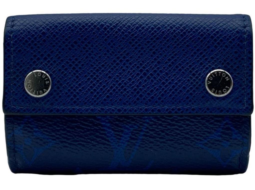 LOUIS VUITTON NAVY DISCOVERY COMPACT WALLET (1 of 4)