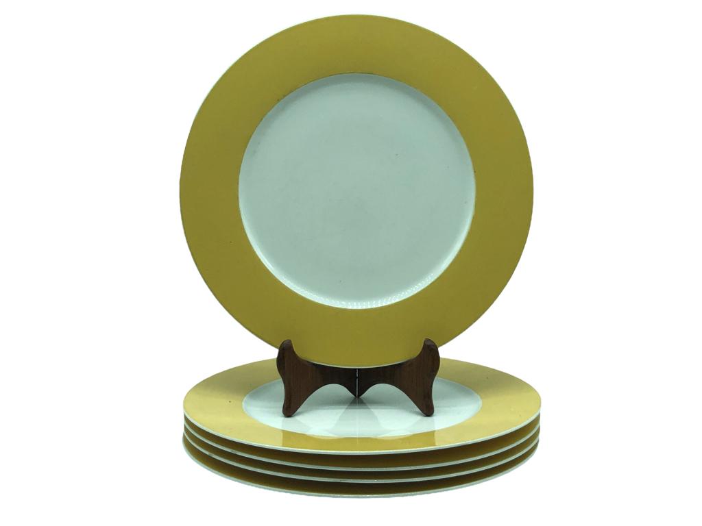 5 VTG VILLEROY & BOCH DINNER PLATES: 5 VTG VILLEROY & BOCH DINNER PLATES- FIVE 12" PLATES