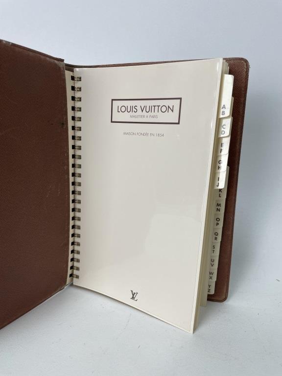 LOUIS VUITTON MONOGRAMMED PHONE BOOK HOLDER 8.5" (1 of 6)