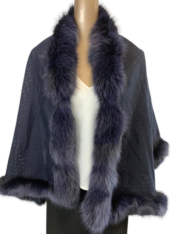 Fendi fur best sale shawl
