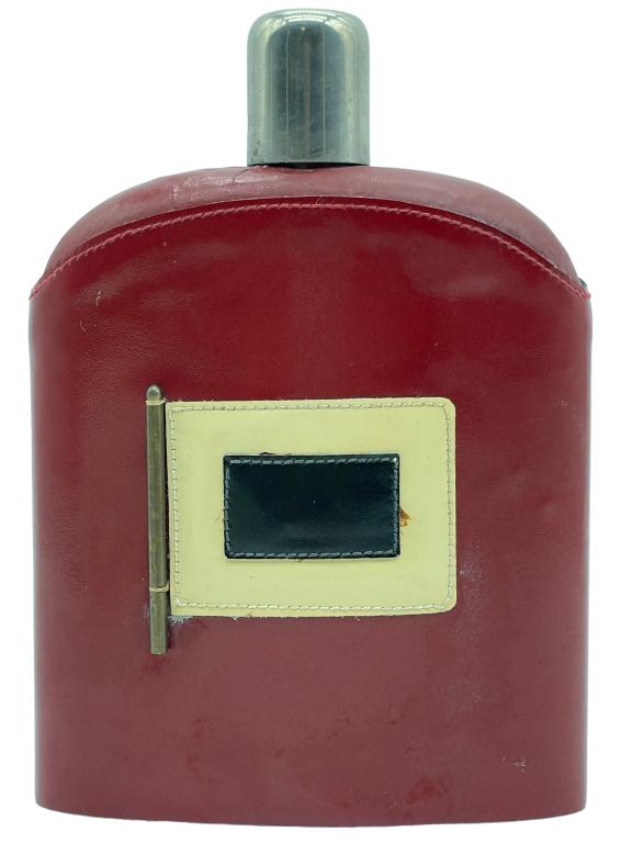 NEIMAN MARCUS LEATHER WRAPPED YACHTING FLASK (1 of 7)