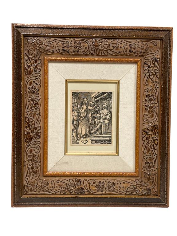19C. ALBRECHT DURER WOODCUT PRINT 5" (1 of 4)