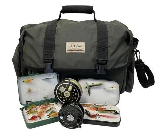 2 FLY FISHING REELS, EXTRA GEAR & LL BEAN BAG (1 of 10)
