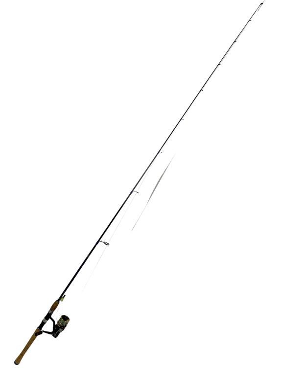 AIRWAVE COASTAL 7.5' FISHING ROD & DAIWA REEL: -AIRWAVE COASTAL 7.5' FISHING ROD & DAIWA REEL -7 1/5 FOOT RODJR 01/26
