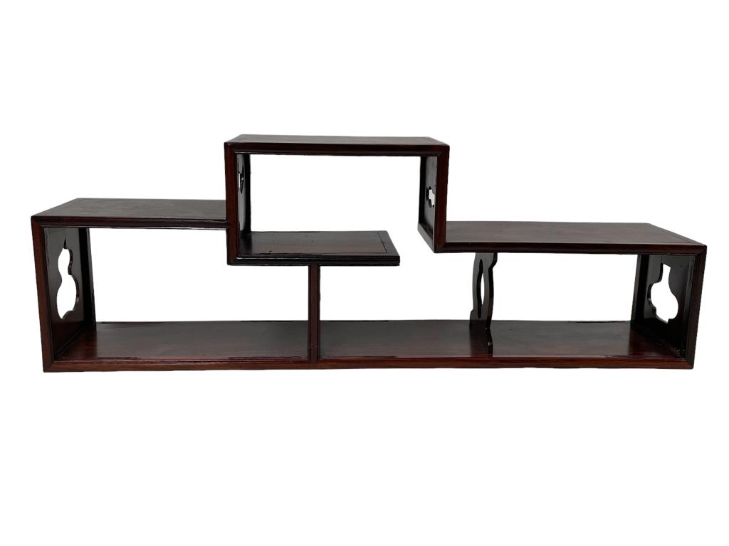 ASIAN STYLE CHINOISERIE DISPLAY SHELF 22" (1 of 8)