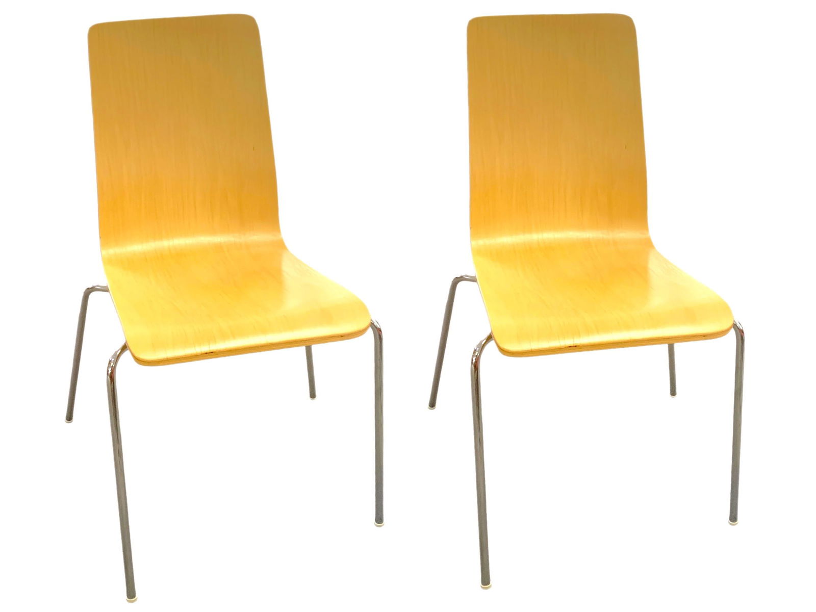 HERMAN MILLER STYLE MOLDED PLYWOOD DINING CHAIRS (1 of 9)