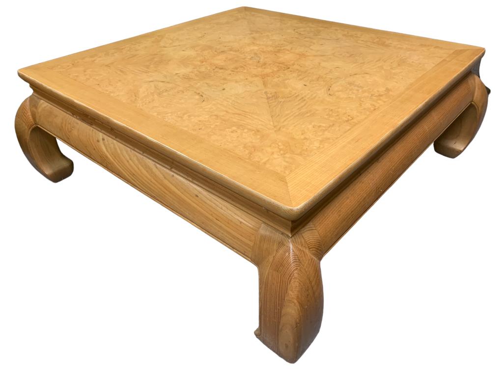 HENREDON SCENE II BURLWOOD COFFEE TABE 42" (1 of 6)