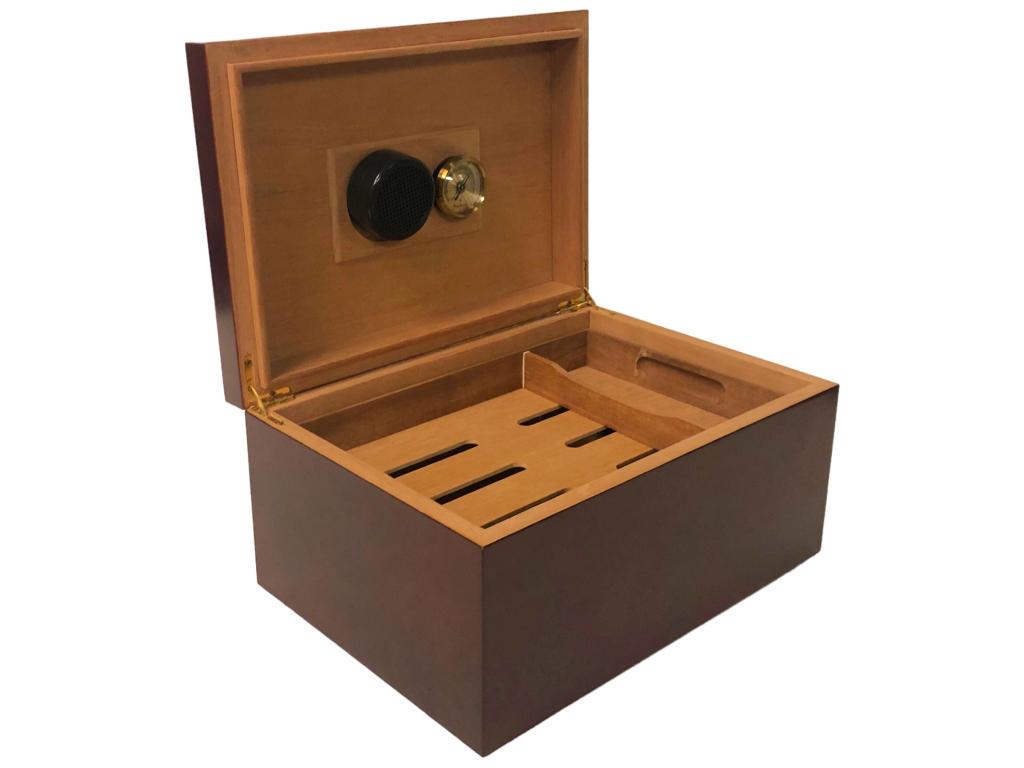 CEDAR LINED HUMIDOR CIGAR CHEST 9" (1 of 8)
