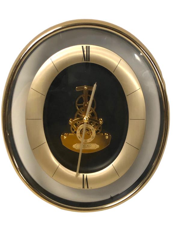 Seiko skeleton deals clock