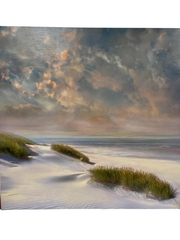 LARGE COASTAL BEACH SCENE GICLEE PRINT 48" (1 of 2)