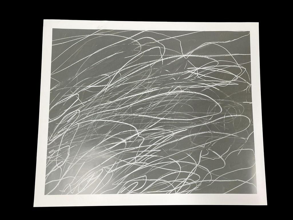 CY TWOMBY UNTITLED OFFSET LITHOGRAPH PRINT 28" (1 of 4)