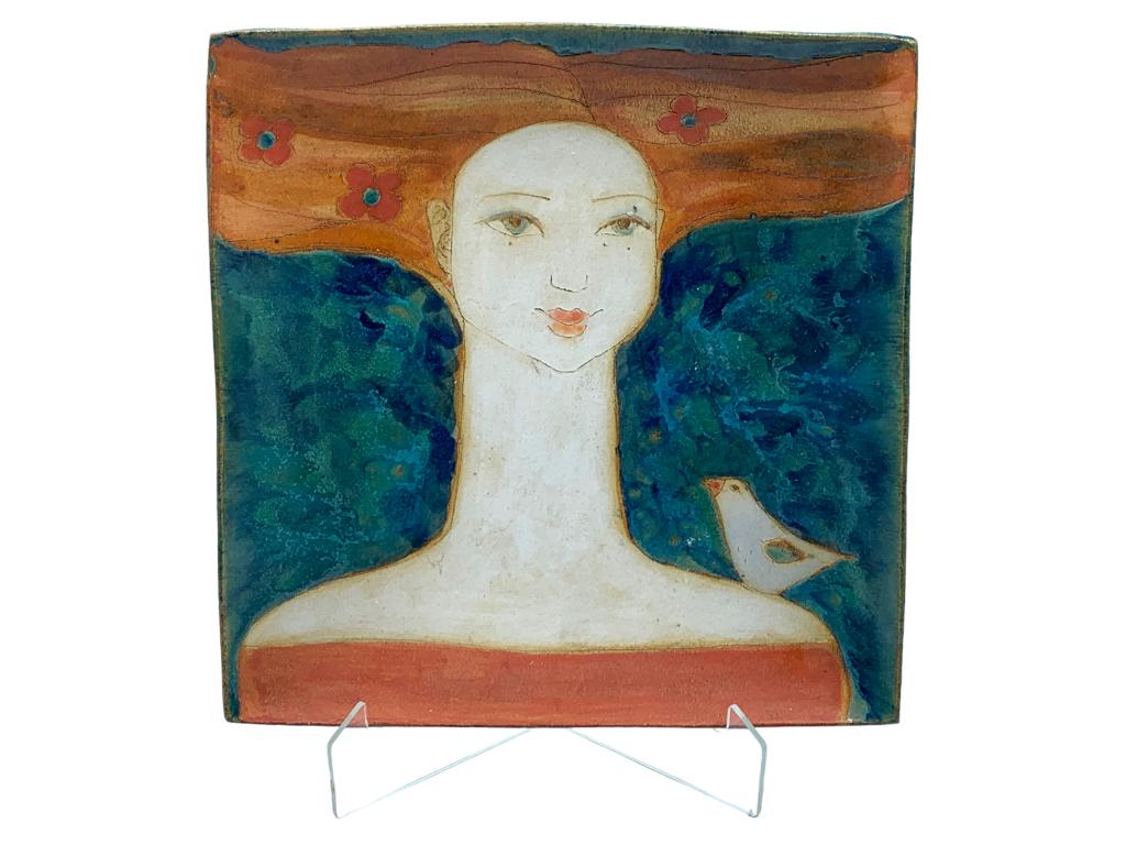 CERAMIC ART DISPLAY PLATE (1 of 4)