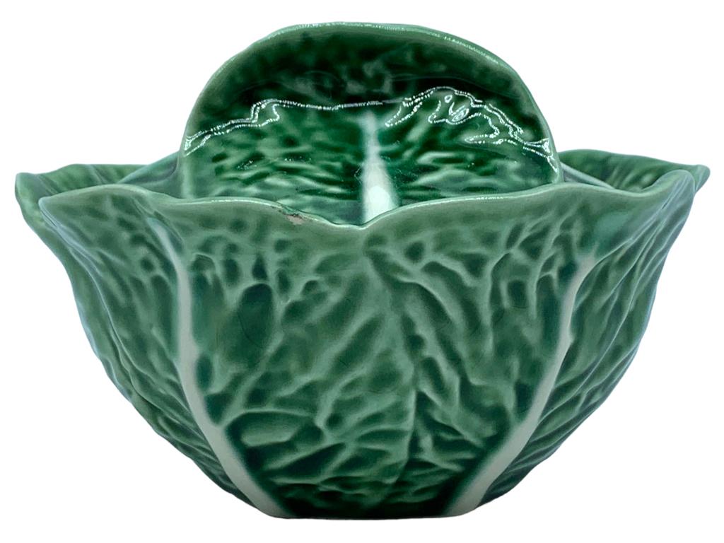 DODIE THAYER STYLE CABBAGE WARE MAJOLICA TUREEN (1 of 7)