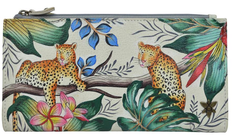 NEW CLASSIC ANUSCHKA JUNGLE QUEEN TWO FOLD WALLET (1 of 3)
