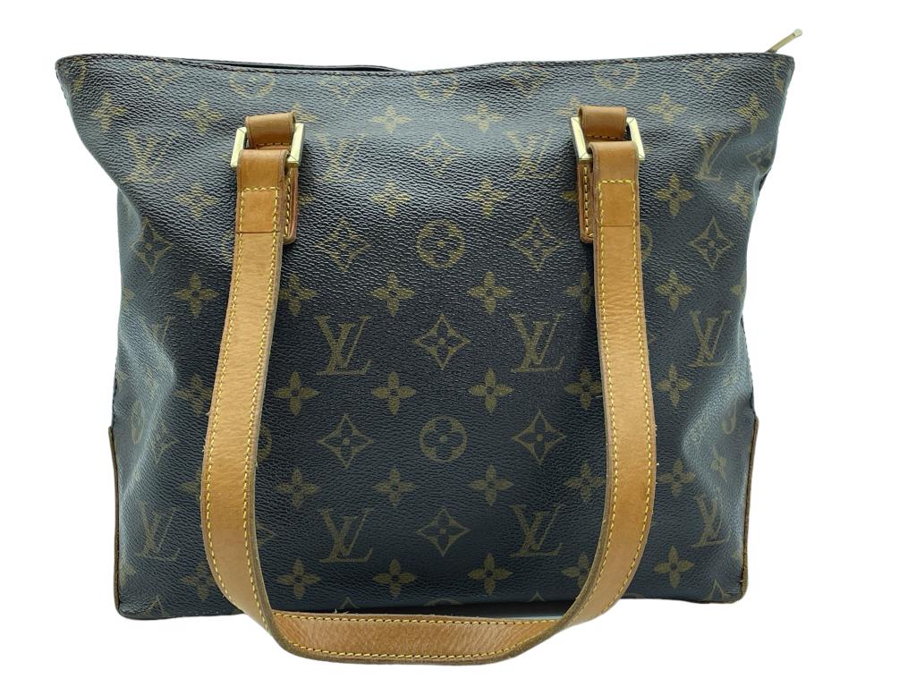 LOUIS VUITTON BROWN CABAS PIANO HANDBAG (1 of 3)