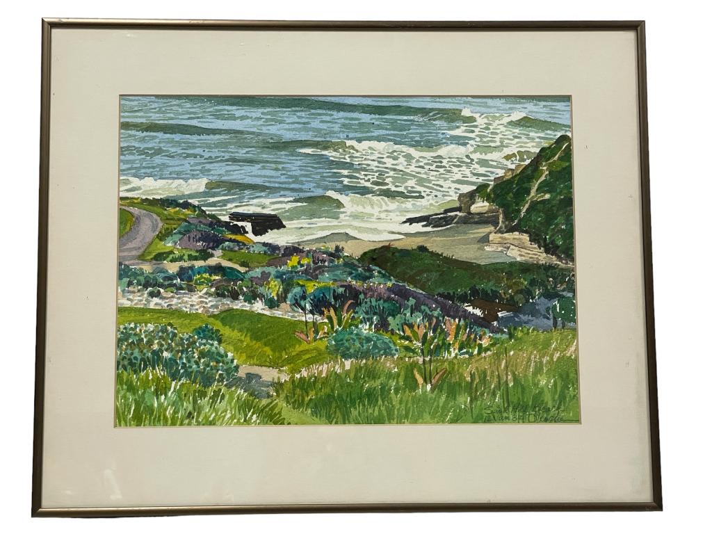 R.F. RICHARD OBENCHAIN SAND HILL BEACH PAINTING (1 of 2)