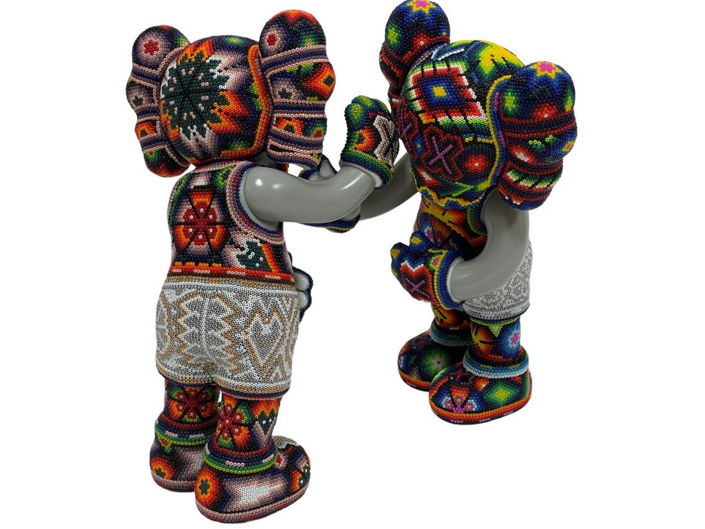 CHROMA HUICHOL BEADED SCULPTURE 10" (1 of 10)