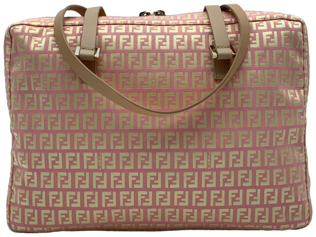 FENDI LARGE SQUARE ZIP SHOULDER TOTE (1 of 5)