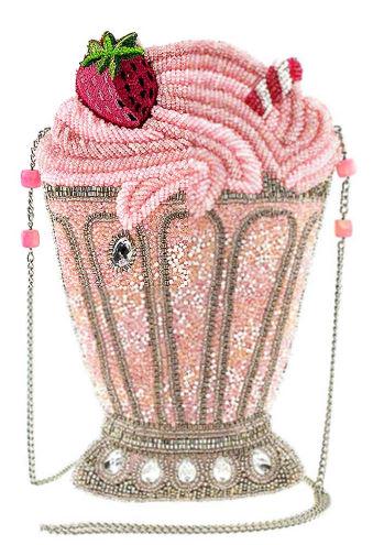 NEW MARY FRANCES "SHAKE IT UP" HANDBAG: NEW MARY FRANCES "SHAKE IT UP" HANDBAG6 x 1 x 9.25"Strap Length End to End: 48"Strap Drop: 21"Removable crossbody chain strap, magnet closure, inside pocket, back slit pocket, fits a cell phoneThis is