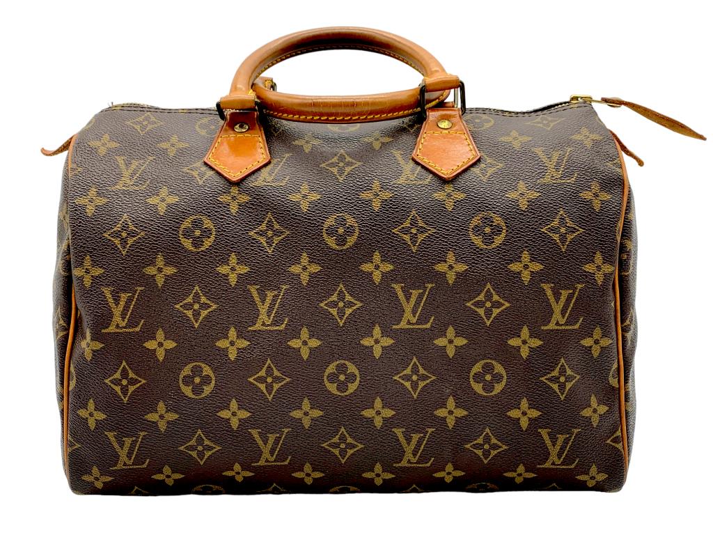 LOUIS VUITTON MONOGRAMMED SPEEDY HANDBAG (1 of 5)