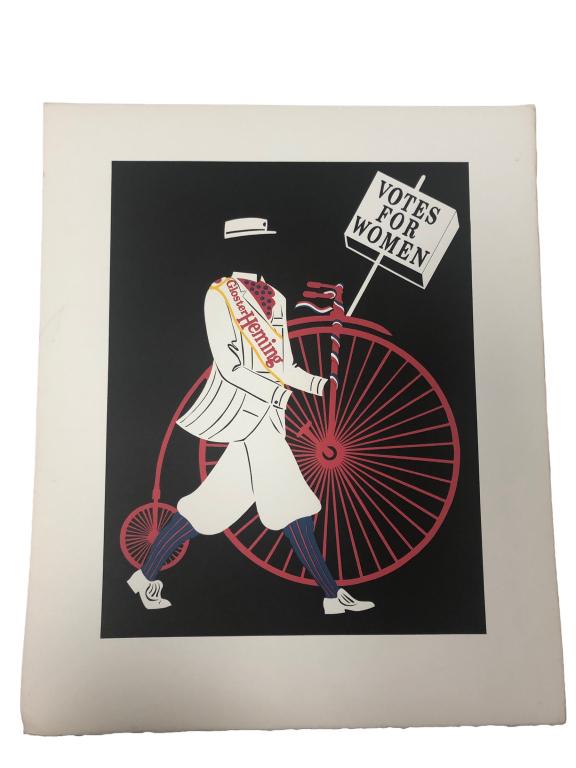 ROBERT INDIANA- GHOSTER HEMING COLOR LITHO PRI 23" (1 of 2)