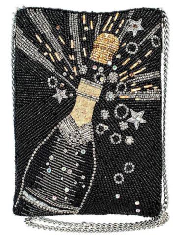 NEW MARY FRANCES BUBBLY CROSSBODY: Dimensions: 5.75 x 0.5 x 8STRAP LENGTH: 49STRAP DROP: 23FEATURES: Removable crossbody chain strap, top hidden-magnet compartment, side zipper compartment, back slit pocket, fits cell phone