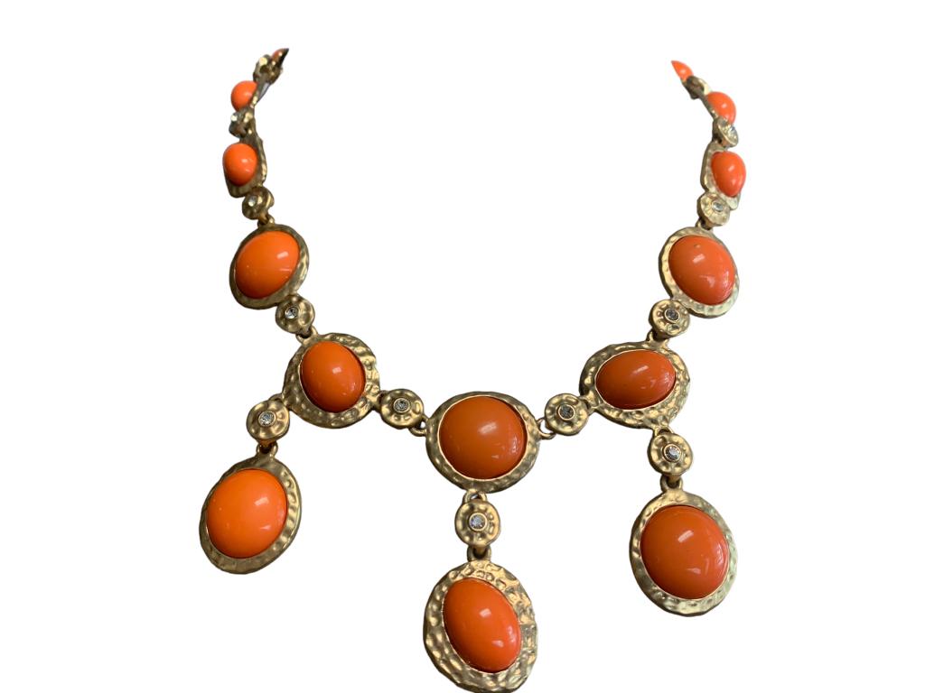 KENNETH J. LANE STYLE NECKLACE 10": -KENNETH J. LANE STYLE NECKLACE 10" SIZE: 10" DROPJR 02/14