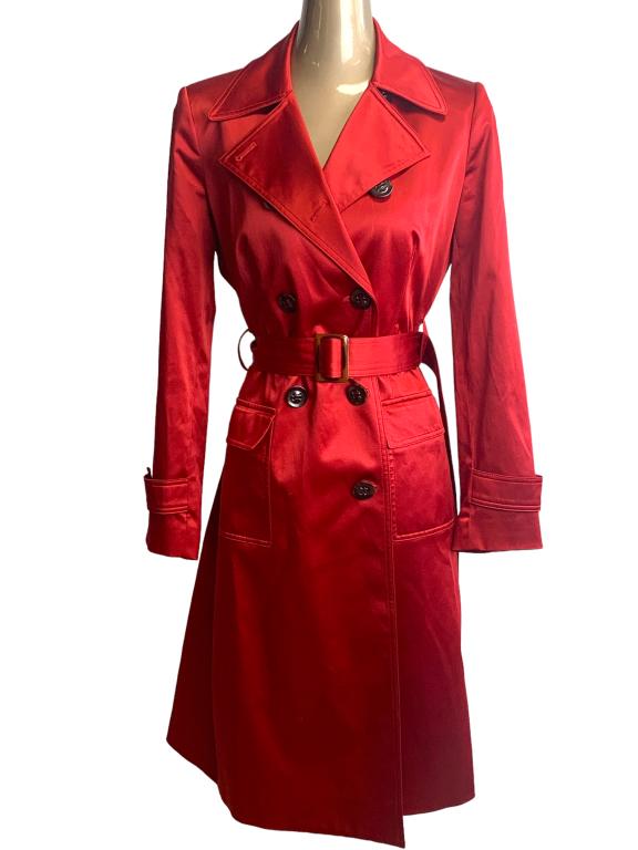ANNE KLEIN RED SUIT COAT SIZE 6: -ANNE KLEIN RED SUIT COAT SIZE 6 -GOOD PRE OWNED CONDITION -SIZE: 6