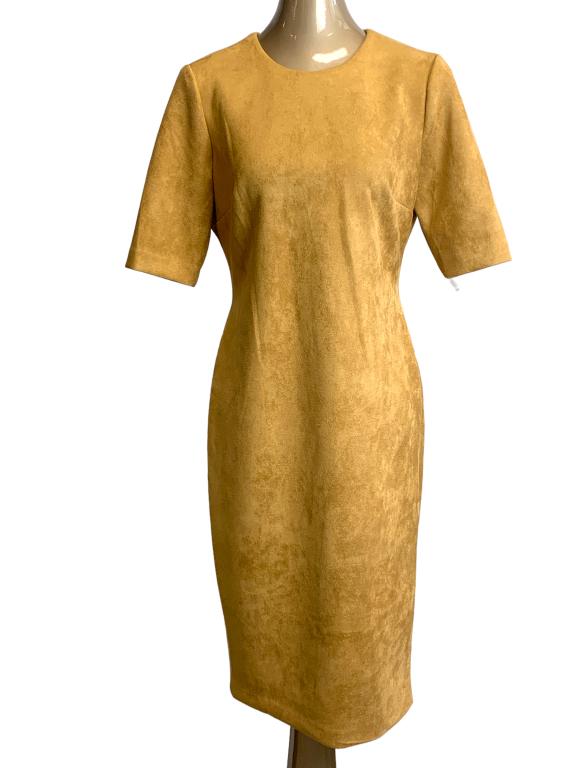 VTG ANNE KLEIN ULTRA SUEDE DRESS SZ 10 (1 of 3)