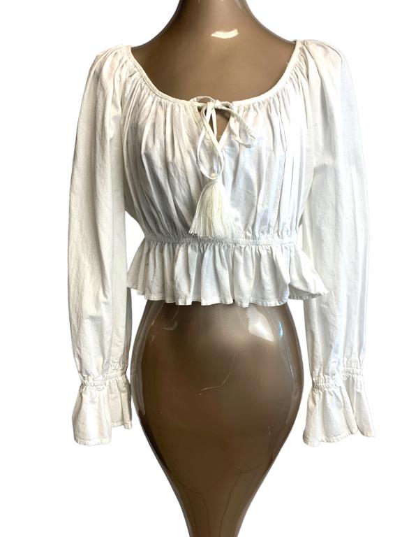 HAPPY NATURE PEASANT BLOUSE SIZE M (1 of 2)