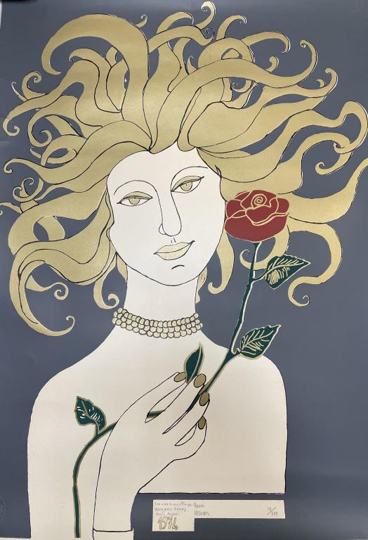 VINTAGE 1974 CASSINIS ITALIAN SERIGRAPH PRINT (1 of 2)