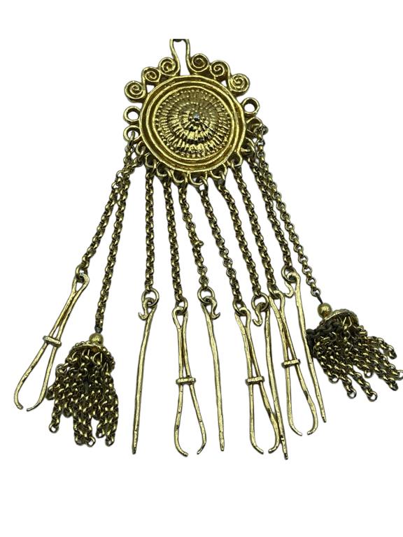 VTG CHRISTIAN LACROIX GOLD  STATEMENT NECKLACE (1 of 2)