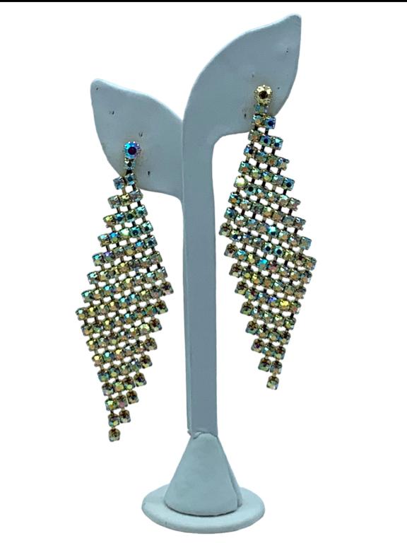 KENNETH J LANE STYLE GOLD WATERFALL CLIP EARRINGS: -KENNETH J LANE STYLE GOLD WATERFALL CLIP EARRINGS -VERY GOOD PREOWNED CONDITIONJR SR 02/21
