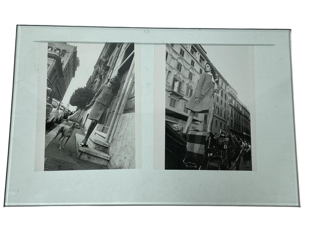 VINTAGE TIZIANI / LAGERFELD FASHION PHOTOGRAPHS: VINTAGE TIZIANI / LAGERFELD ITALIAN FASHION PHOTOGRAPHS | BLACK AND WHITE FASHION PHOTOGRAPHY ITALY -9" X 12" APPROX-PRE OWNED CONDITION, MINOR WEAR, NOT FRAMED-DP22123