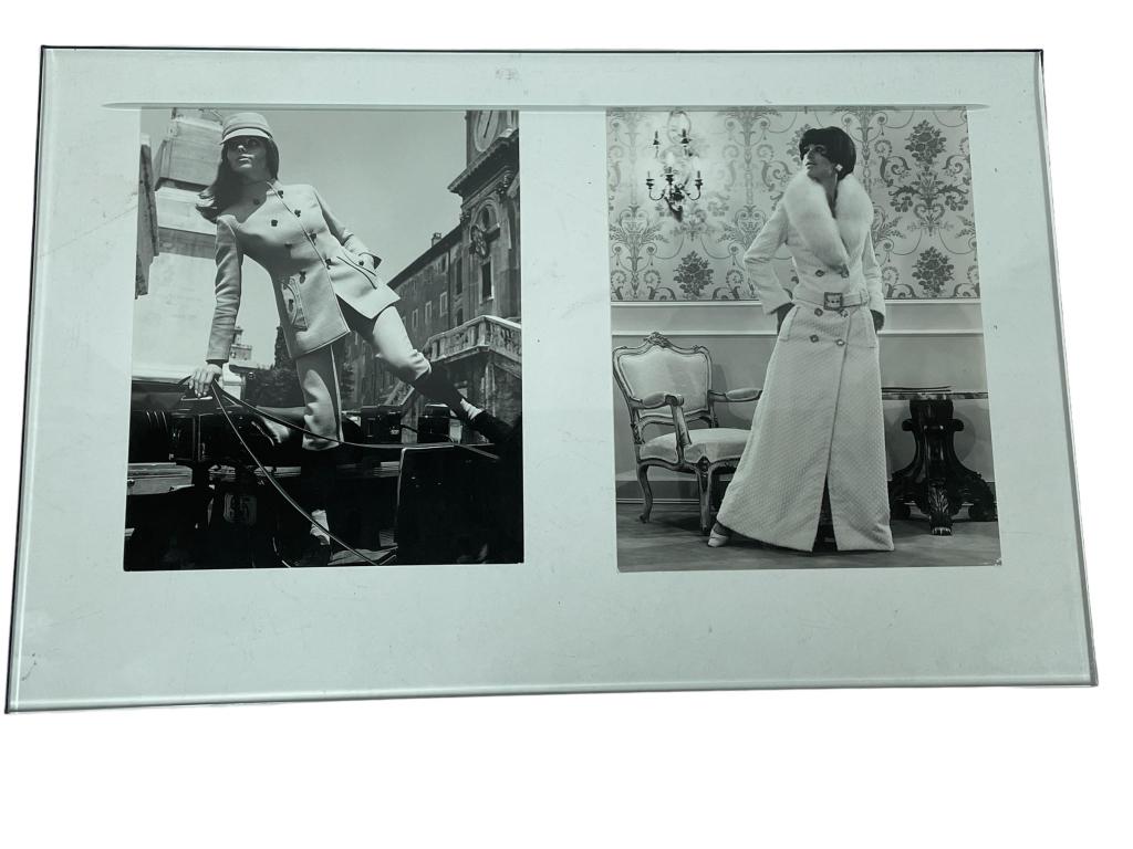 VINTAGE TIZIANI / LAGERFELD FASHION PHOTOGRAPHS: VINTAGE TIZIANI / LAGERFELD ITALIAN FASHION PHOTOGRAPHS | BLACK AND WHITE FASHION PHOTOGRAPHY ITALY -9" X 12" APPROX-PRE OWNED CONDITION, MINOR WEAR, NOT FRAMED-DP22123