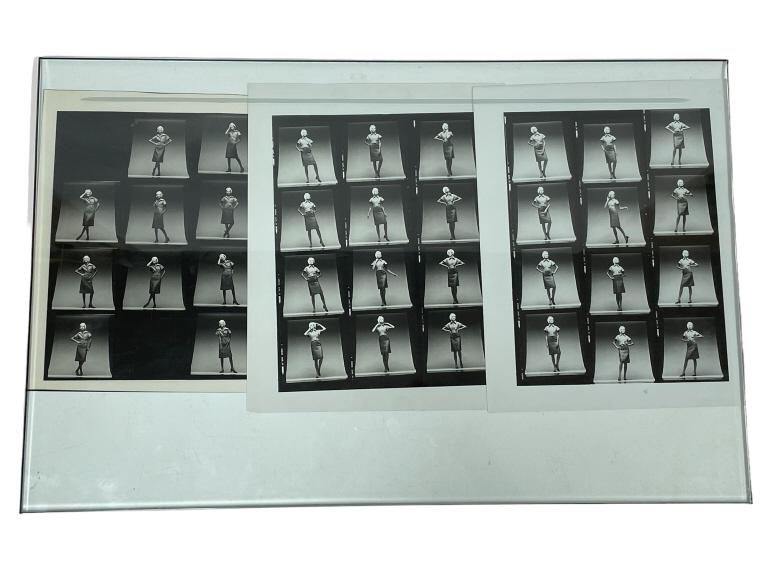 VINTAGE TIZIANI / LAGERFELD FASHION PHOTOGRAPHS: VINTAGE TIZIANI / LAGERFELD ITALIAN FASHION PHOTOGRAPHS | BLACK AND WHITE FASHION PHOTOGRAPHY ITALY -9" X 12" APPROX-PRE OWNED CONDITION, MINOR WEAR, NOT FRAMED-DP22123