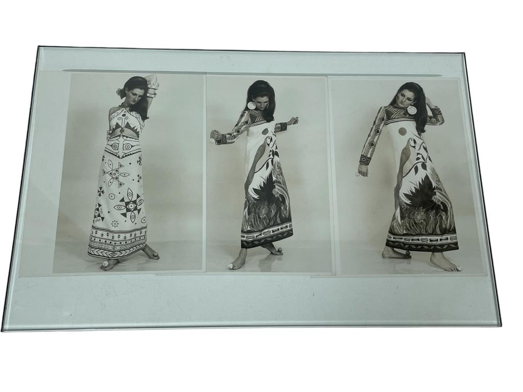 VINTAGE TIZIANI / LAGERFELD FASHION PHOTOGRAPHS: VINTAGE TIZIANI / LAGERFELD ITALIAN FASHION PHOTOGRAPHS | BLACK AND WHITE FASHION PHOTOGRAPHY ITALY -9" X 12" APPROX-PRE OWNED CONDITION, MINOR WEAR, NOT FRAMED-DP22123