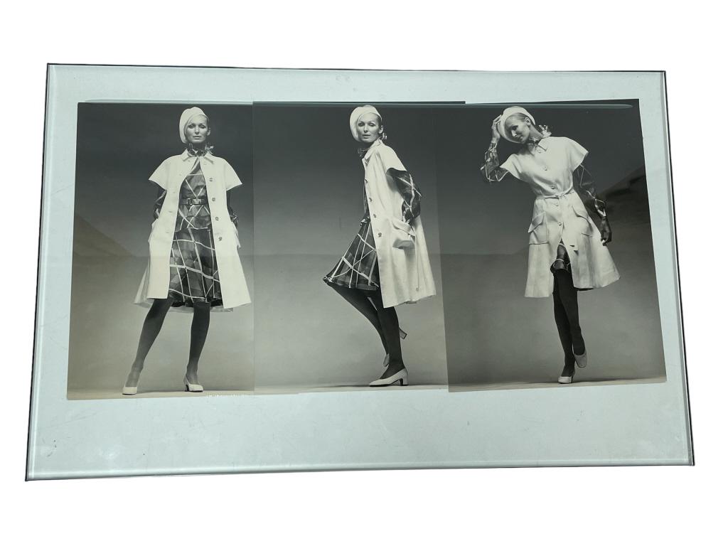 VINTAGE TIZIANI / LAGERFELD FASHION PHOTOGRAPHS: VINTAGE TIZIANI / LAGERFELD ITALIAN FASHION PHOTOGRAPHS | BLACK AND WHITE FASHION PHOTOGRAPHY ITALY -9" X 12" APPROX-PRE OWNED CONDITION, MINOR WEAR, NOT FRAMED-DP22123
