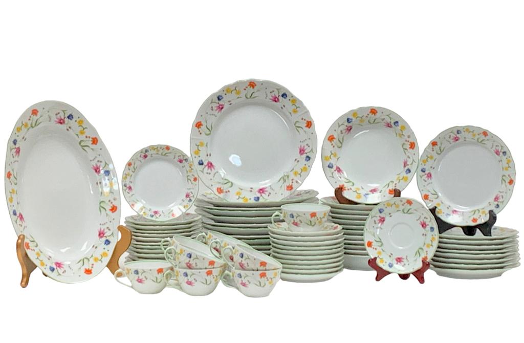 DENBY 70 PIECE FINE CHINA SET (1 of 10)