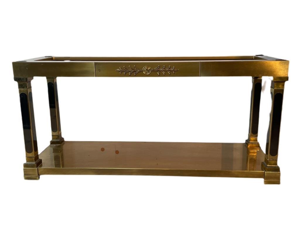 MASTERCRAFT BRASS CONSOLE SOFA TABLE BASE 53.5" (1 of 5)