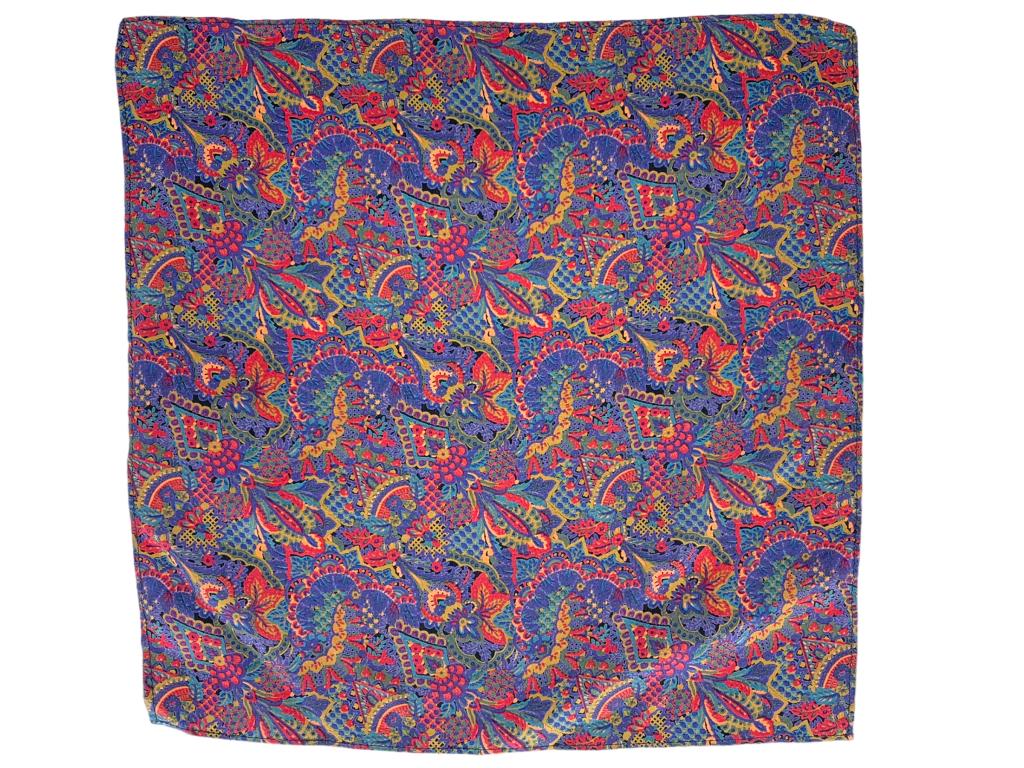 MENS MULTI COLORED POCKET SQUARE 12": MENS POCKET SQUARE 12" X 12"JR BTQ 03/07