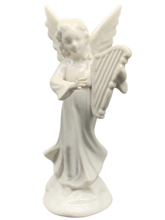 VTG DRESDEN PORCELAIN CERAMIC ANGEL MUSICIAN (1 of 2)