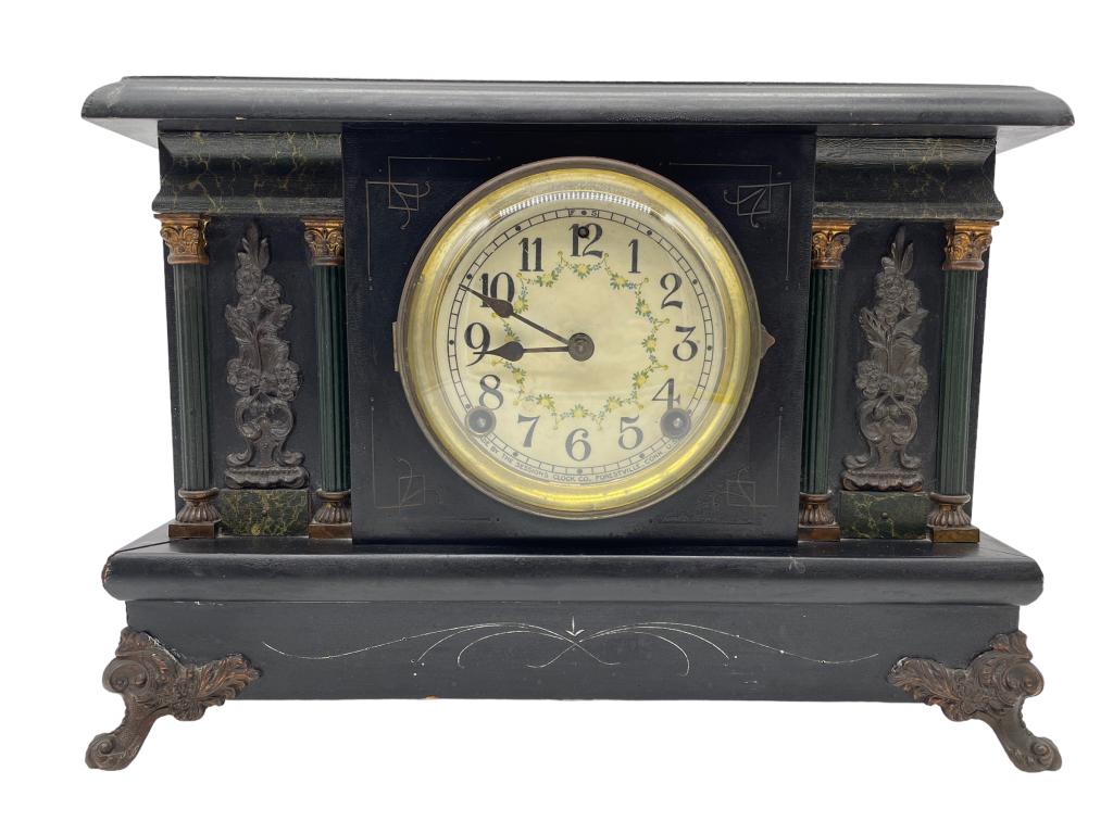ANTIQUE SESSION MANTLE CLOCK Mar 13, 2023 DejaVu Estate Sales