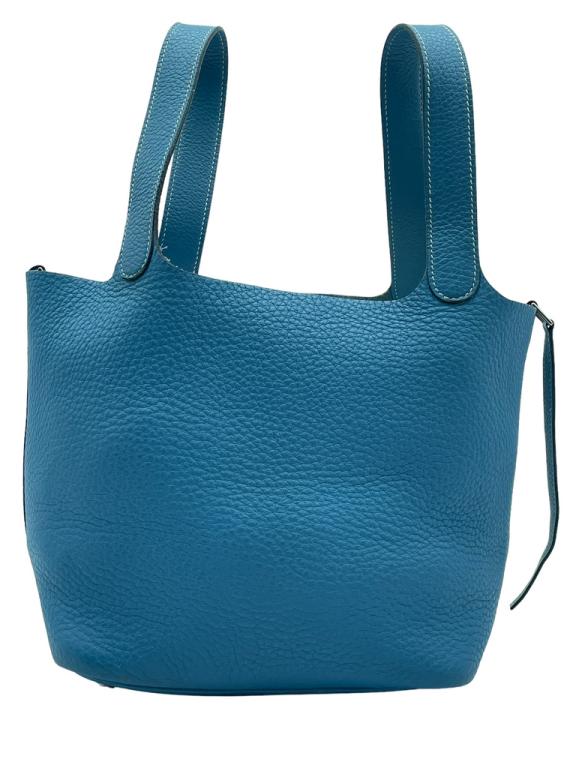 HERMES PICOTIN LOCK PM TAURILLON CLEMENCE TOTE BAG (1 of 9)